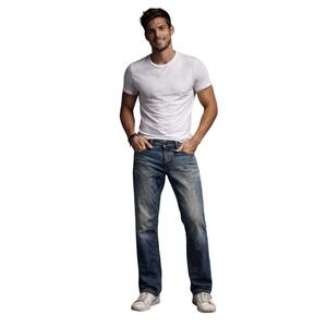 Diesel Jeeves Mens Blue Straight Leg Jeans Made in Italy Size 32 READ